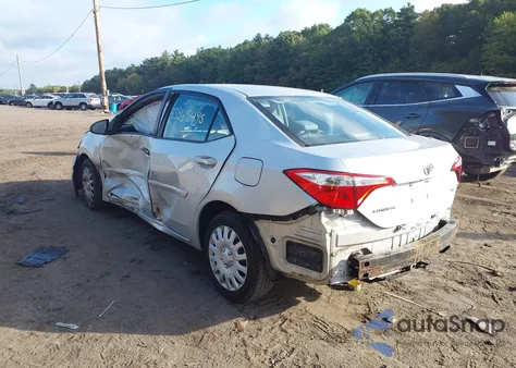 2016 Toyota Corolla Le z USA, uszkodzony, nr VIN 2T1BURHE3GC719261